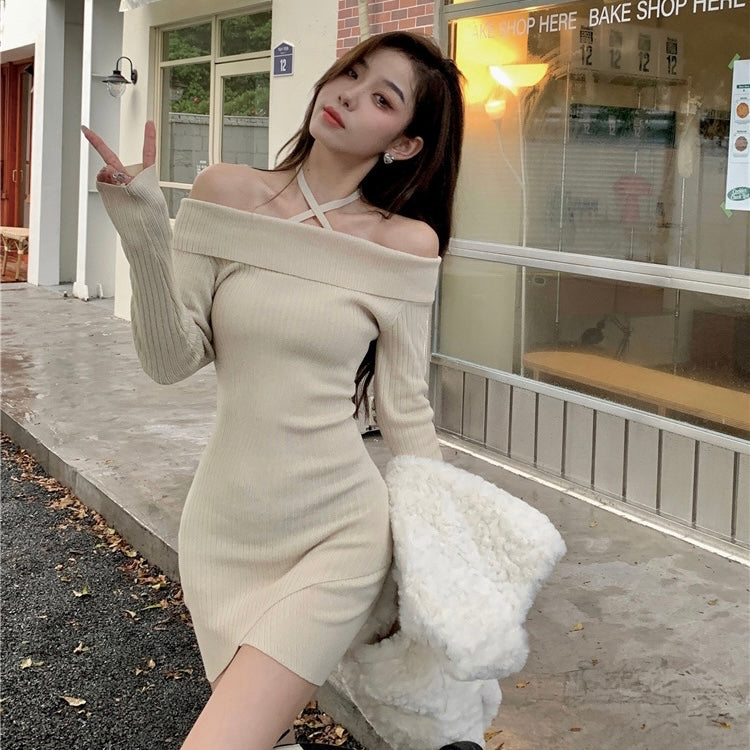 Nelly off sale shoulder dress