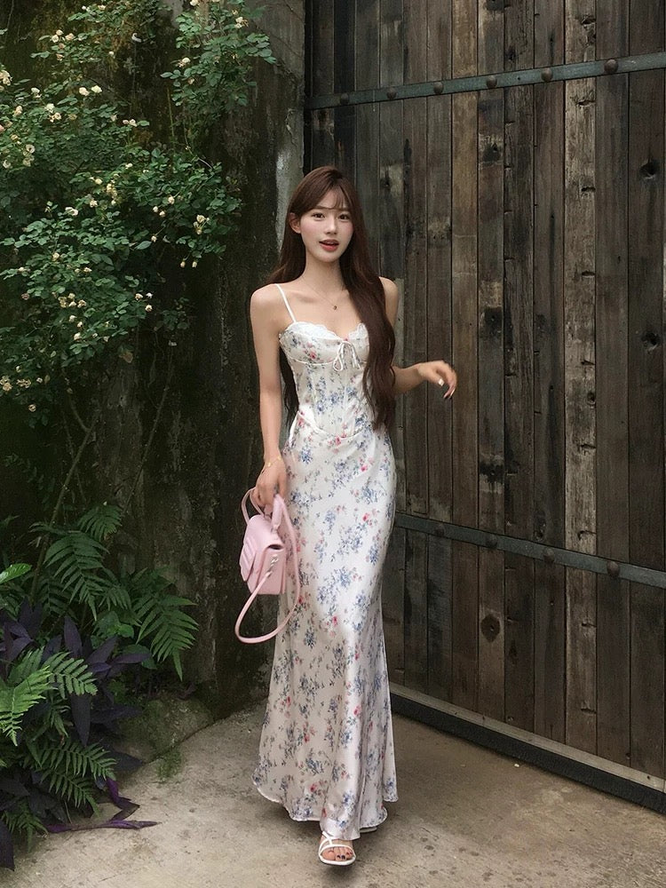 Mini Floral Strap Dress