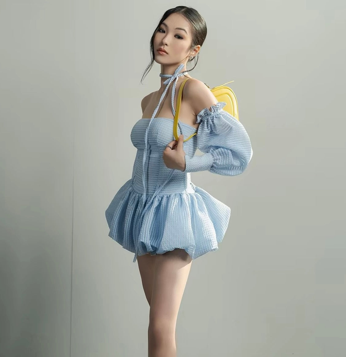 Tube Dress With Sleeve Set(预订优惠）