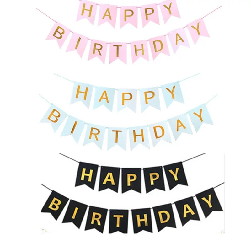 Happy Birthday Deco Word Card