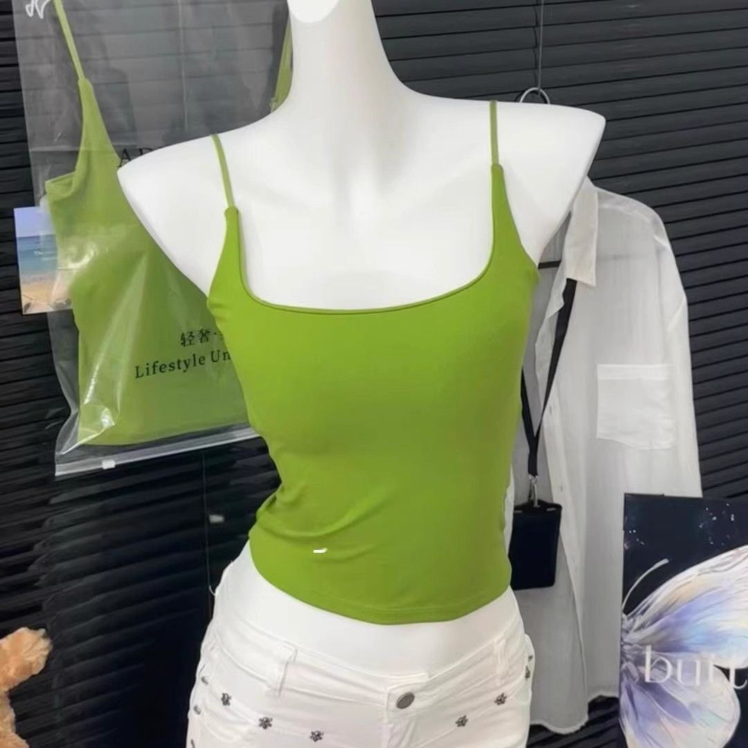 Green Strap Top