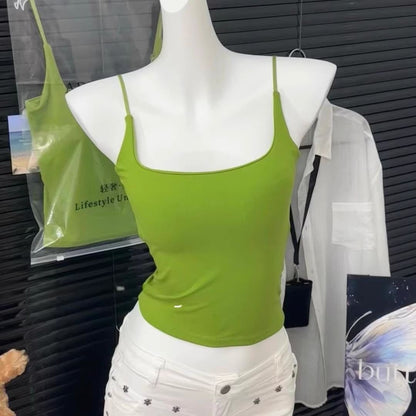 Green Strap Top