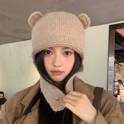Knitted Teddy Hat