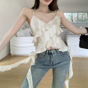 Champagne Jelly Fish Strap Top