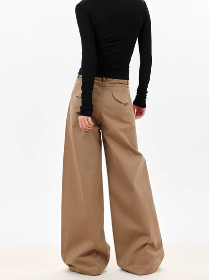 Khaki Denim Long Pants