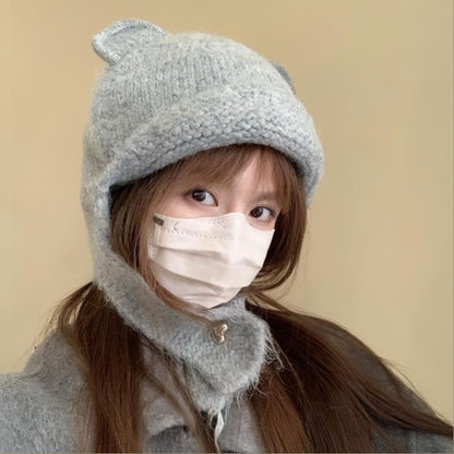 Knitted Teddy Hat
