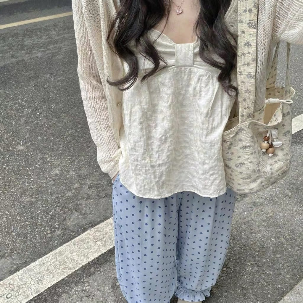 Comfy Polka Dot Long Pants