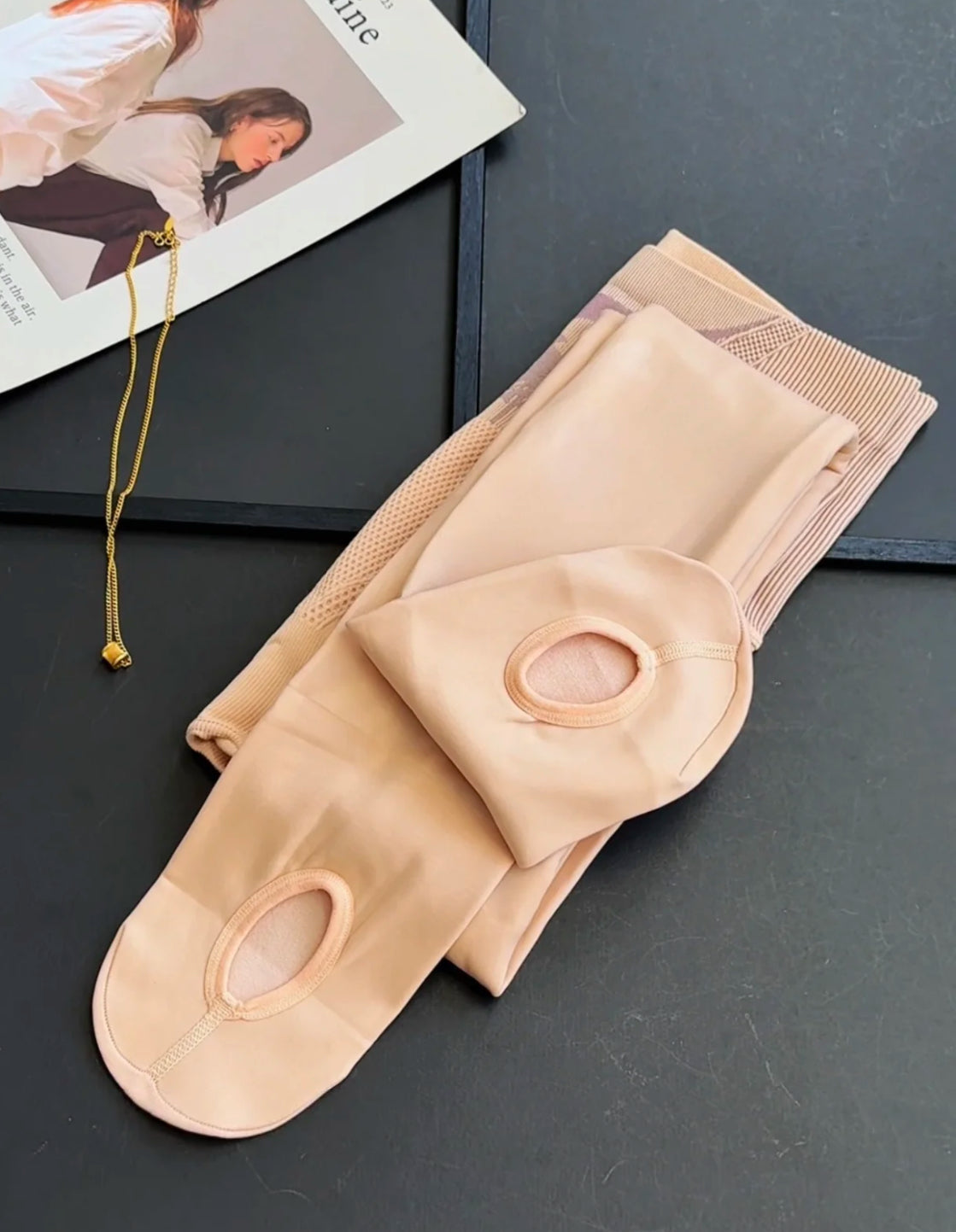 Skin Tone Legging Socks Feet Cut (200g+-)