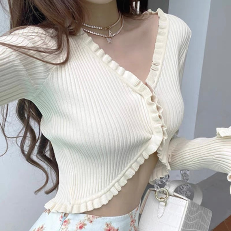Knitted Cardigan Top