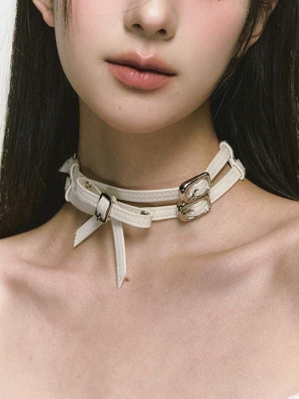 Lea PU Necklace Choker NL04