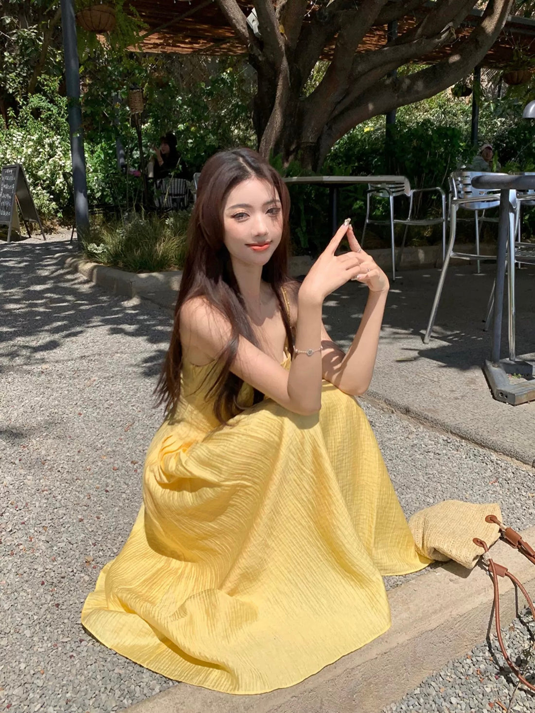 Mustard Yellow Long Dress