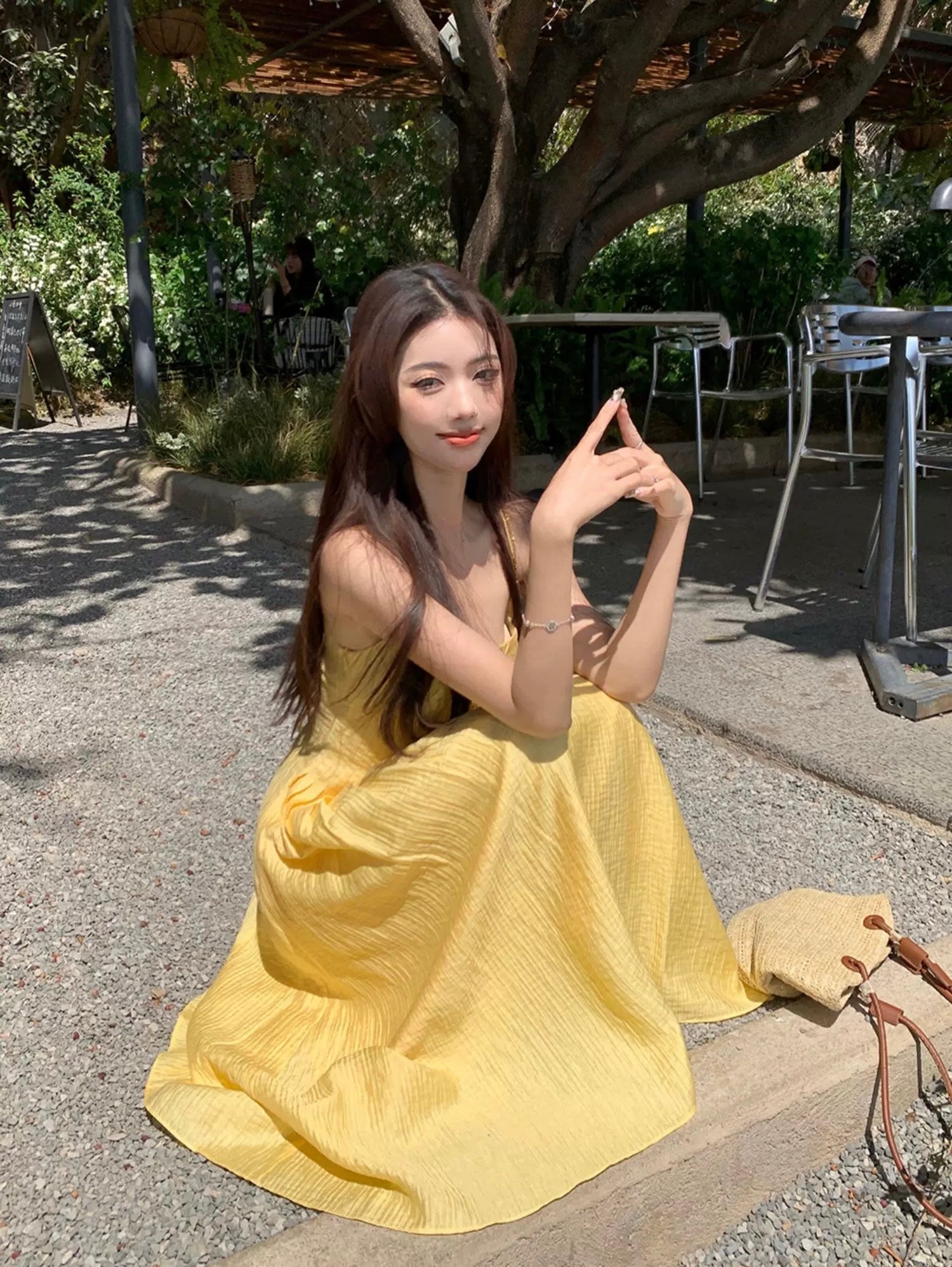 Mustard Yellow Long Dress