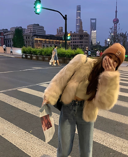 Alexandra Furry Cardigan(5 Colors)