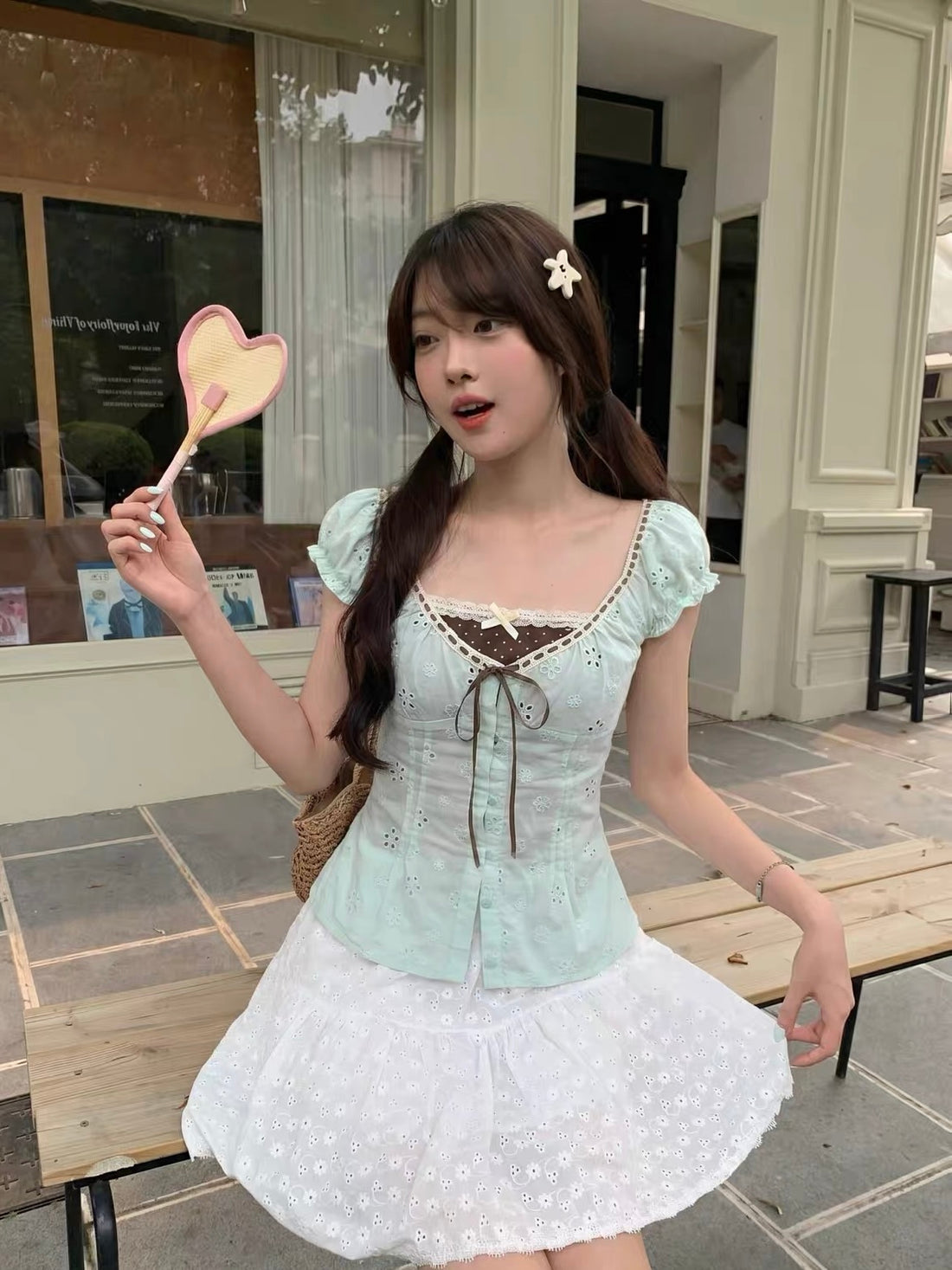 Mint Mix Chocolate Top (S)
