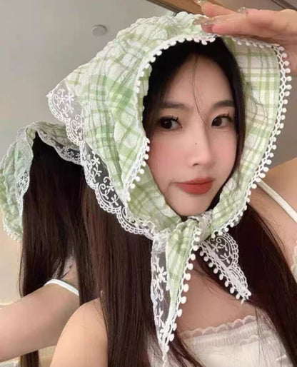 Ginham Lace Hair Headband