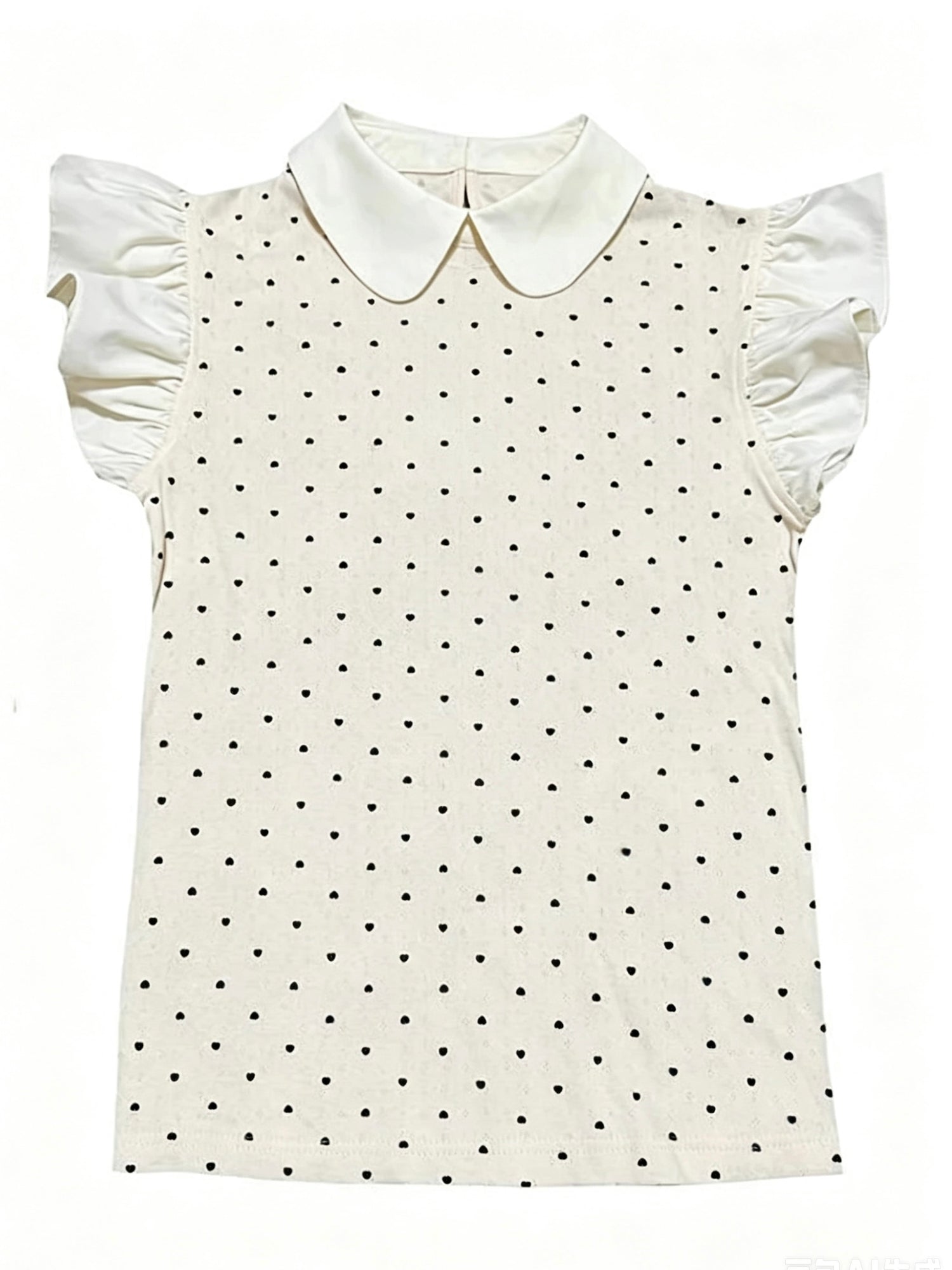 Cream Top + Skort Two Piece Set