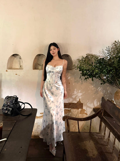 Mini Floral Strap Dress