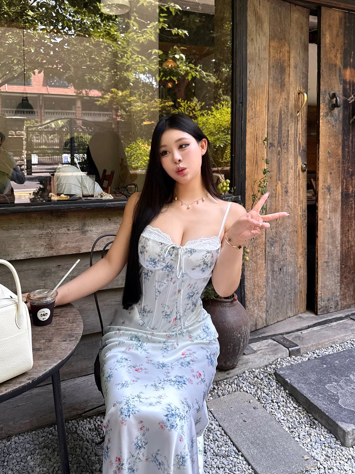 Mini Floral Strap Dress