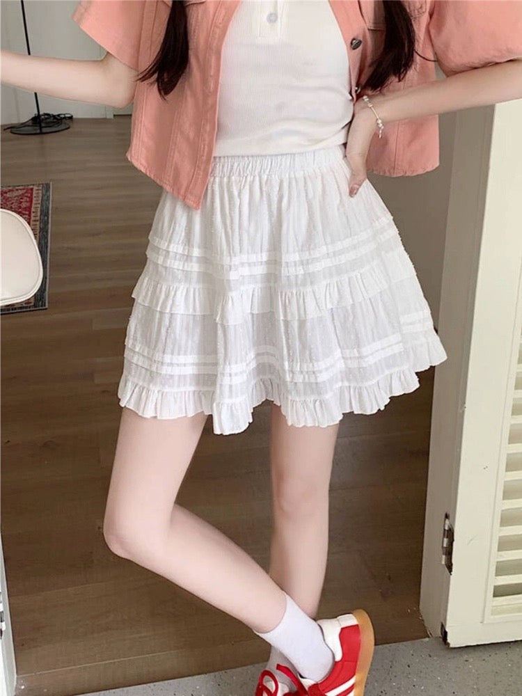 White Short Skirt