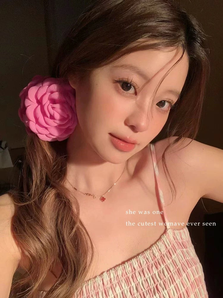 Korean Rose Hair Clip