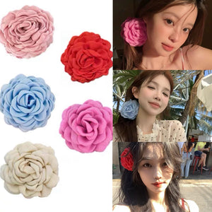 Korean Rose Hair Clip