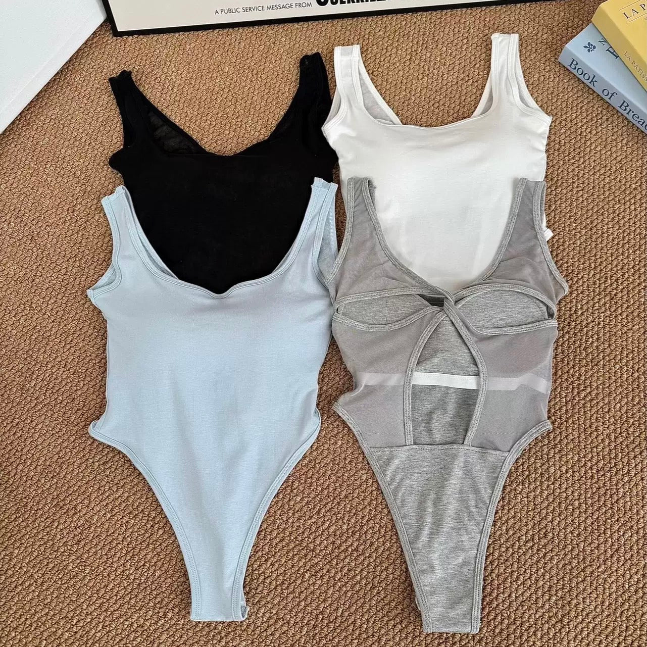 Crossback Inner Suit ( White, Grey, Black) With Padding