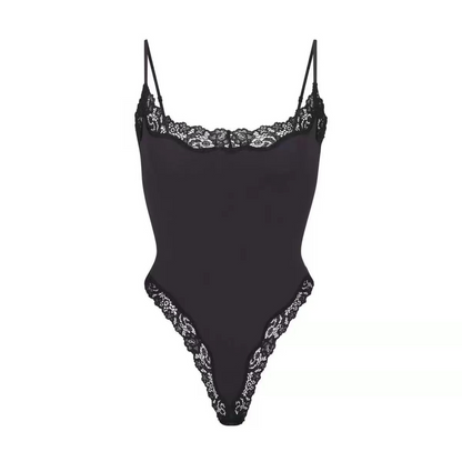 Thin Laces Collar Strap Inner Suit