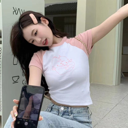 Baby Pink Crop Top