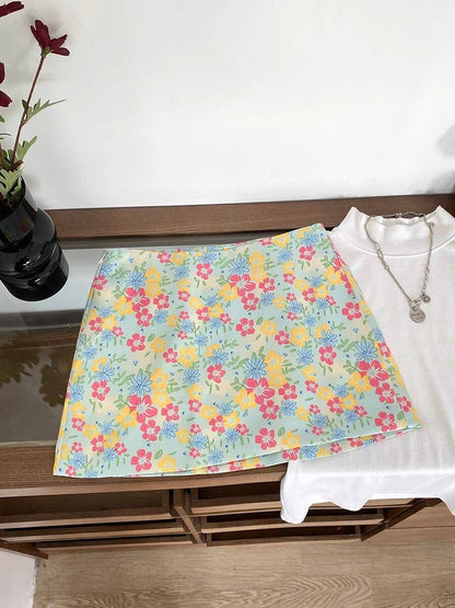 Flo Colour High Waist Skirt SK29
