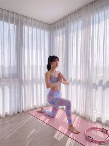 FT008 Rainbow Sportswear/ Yoga Long Pants Set (S)