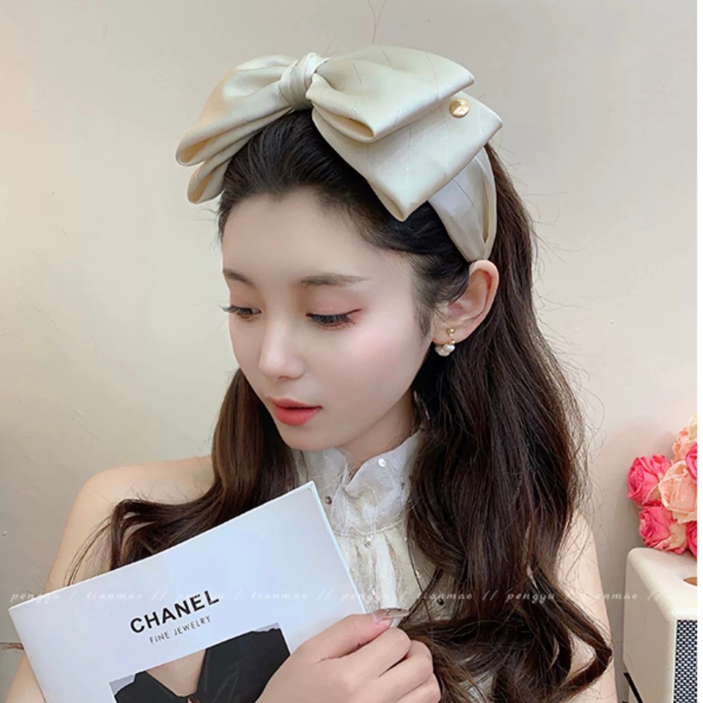 A54 Korean Ribbon Hairband