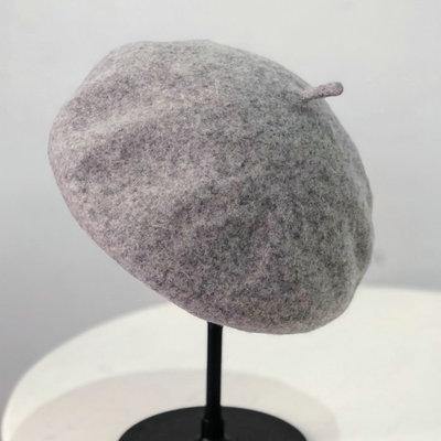 A206 Classic Wool Felt Beret Hat - Hearts &amp; Kisses