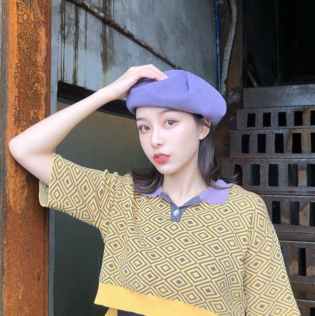 A243 Colours Beret Hat - Hearts &amp; Kisses
