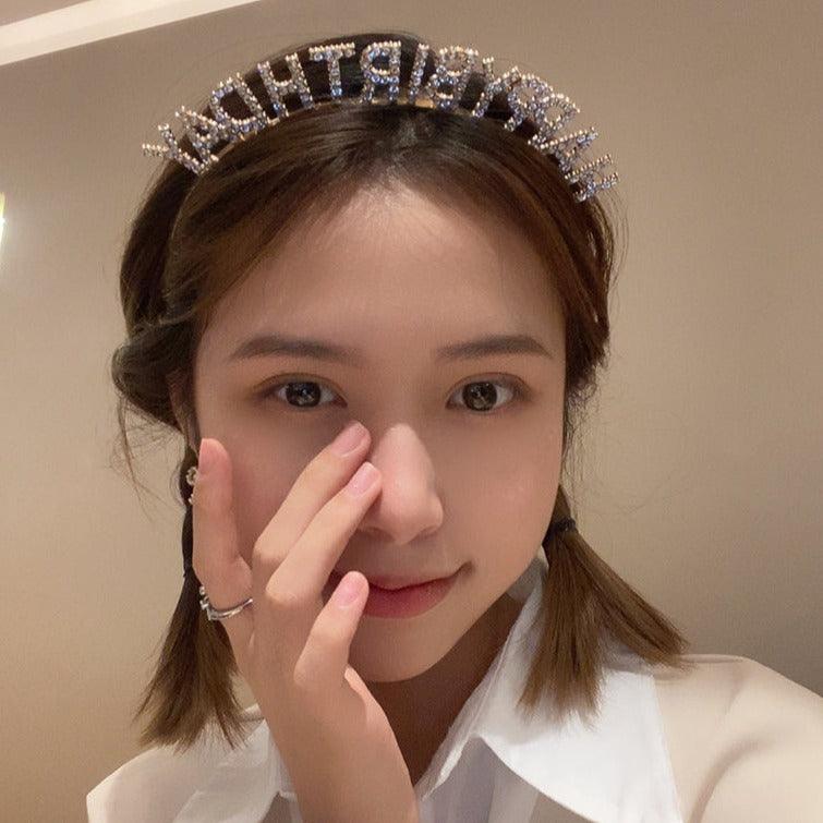 A49 Happy Birthday Hairband - Hearts &amp; Kisses Fashion Boutique - HNK Online Fashion Malaysia - Buy Dress Online. Shop Dress, Tops, Pants, Rompers, Sportswear &amp; more. We Ship To Malaysia &amp; Singapore.