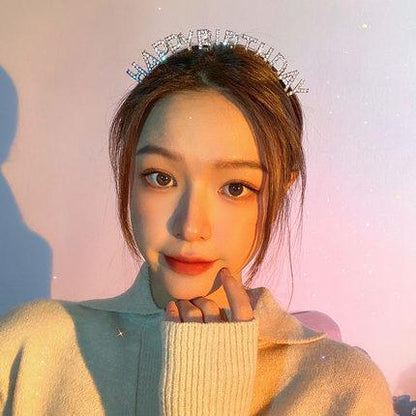 A49 Happy Birthday Hairband - Hearts &amp; Kisses Fashion Boutique - HNK Online Fashion Malaysia - Buy Dress Online. Shop Dress, Tops, Pants, Rompers, Sportswear &amp; more. We Ship To Malaysia &amp; Singapore.