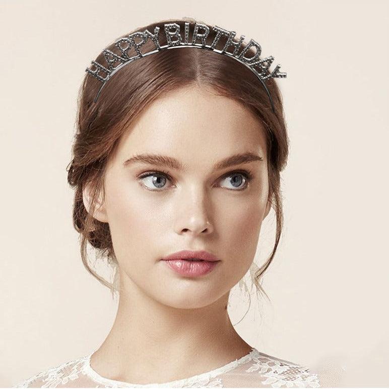 A49 Happy Birthday Hairband - Hearts &amp; Kisses Fashion Boutique - HNK Online Fashion Malaysia - Buy Dress Online. Shop Dress, Tops, Pants, Rompers, Sportswear &amp; more. We Ship To Malaysia &amp; Singapore.