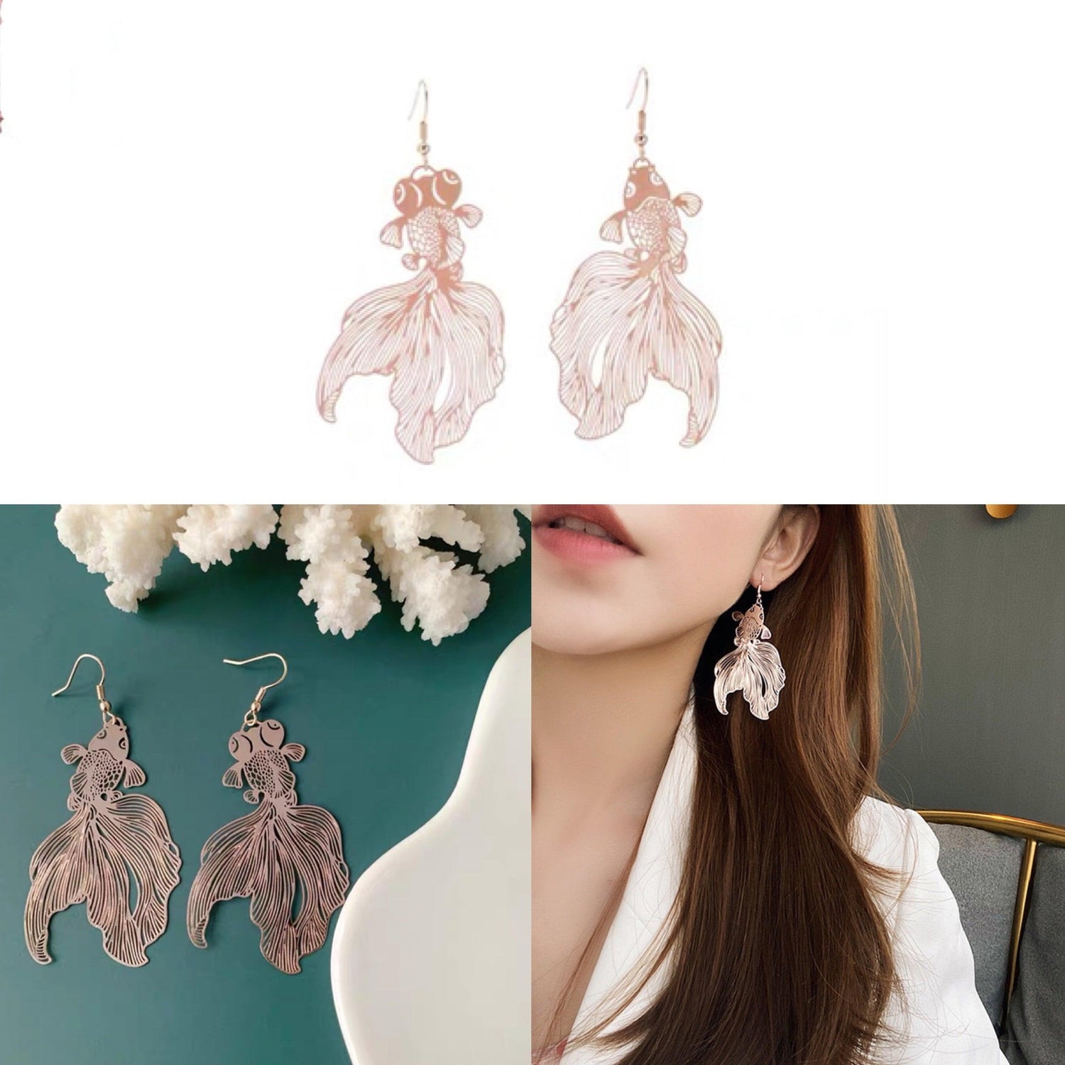 CNY Earrings-Hearts &amp; Kisses Online Fashion Boutique