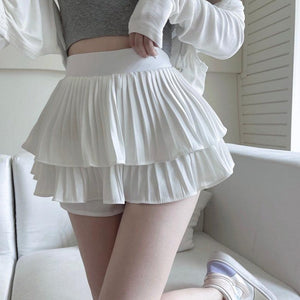 Daryl Pleated Layered Mini Skirt (Pink, White, Black) - Hearts & Kisses Fashion Boutique - HNK Online Fashion Malaysia - Buy Dress Online. Shop Dress, Tops, Pants, Rompers, Sportswear & more. We Ship To Malaysia & Singapore.