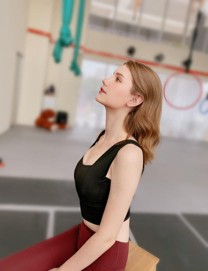 FT001 Fitness Yoga Sport Bra - Hearts &amp; Kisses
