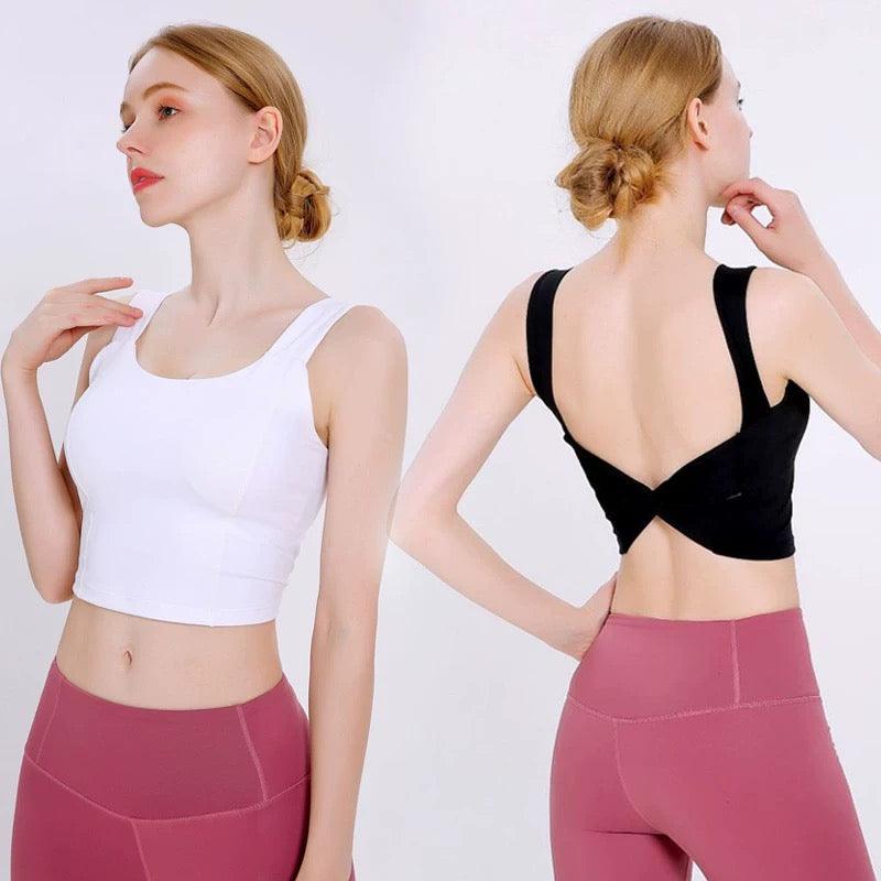 FT013 Fitness Yoga Sport Top with Pad - Hearts &amp; Kisses Fashion Boutique - HNK Online Fashion Malaysia - Buy Dress Online. Shop Dress, Tops, Pants, Rompers, Sportswear &amp; more. We Ship To Malaysia &amp; Singapore.