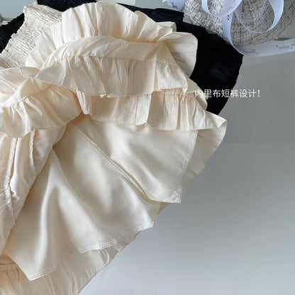 Jeanva Lace Layered Cake Short/Skirt