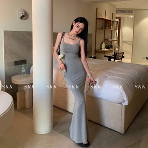 Bara Sleeveless Slim Fit Maxi Dress (Above 160cm)