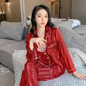 CNY Red Homewear Two Pieces Set Pyjamas (L)