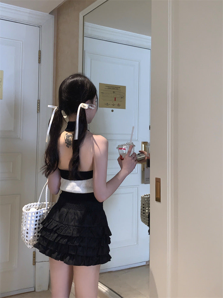 Jeanva Lace Layered Cake Short/Skirt