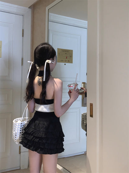 Jeanva Lace Layered Cake Short/Skirt