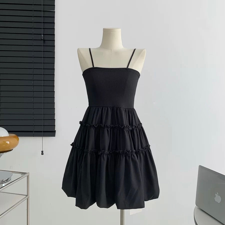 Emily Black Tube Dress -Height Above 160cm