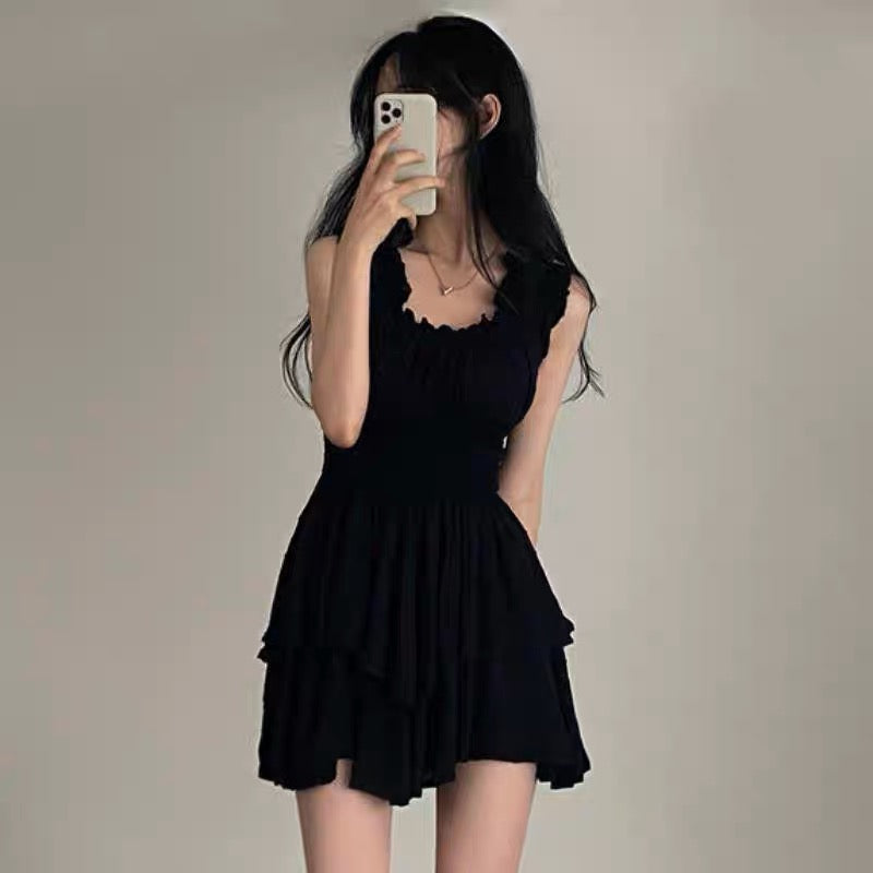 Black Mini Dress Romper