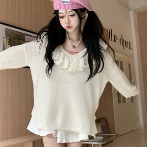 Oversize Thin Knitted Top
