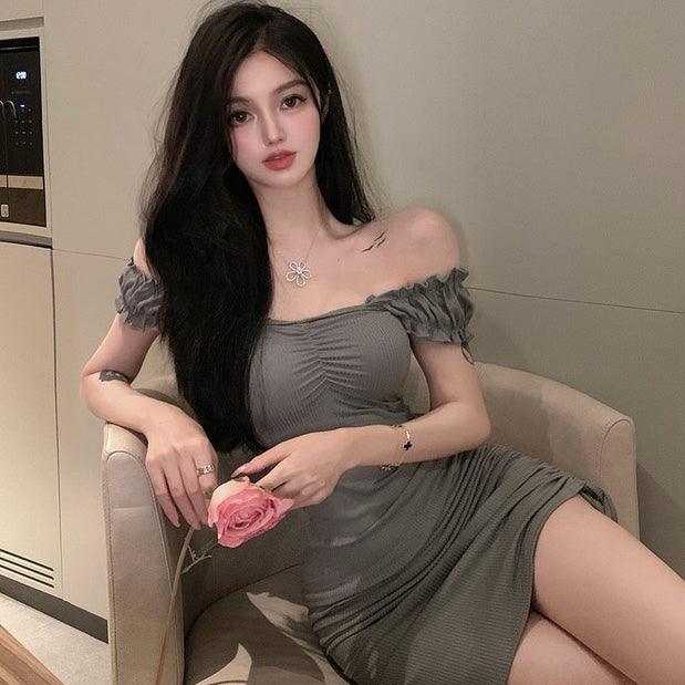 Koe Side Strap Dress - Hearts &amp; Kisses Fashion Boutique - Online Fashion Malaysia - Dress, Tops, Pants, Rompers, Sportswear &amp; more. We Ship To Malaysia &amp; Singapore