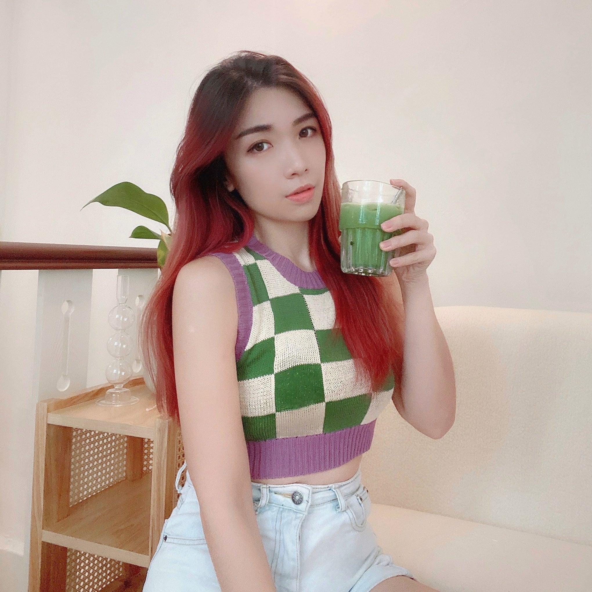 Korean Greenpy Sleeveless Knitted Top - Hearts & Kisses Fashion Boutique - Online Fashion Malaysia - Dress, Tops, Pants, Rompers, Sportswear & more. We Ship To Malaysia & Singapore